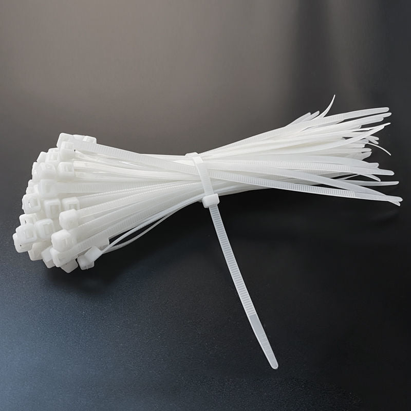 Cable Ties Nylon UV Stabilised 250-1000PCS White Clear Bulk
