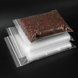 100PCS Clear Resealable Zip Bags PE Plastic 100μm Bulk Packaging