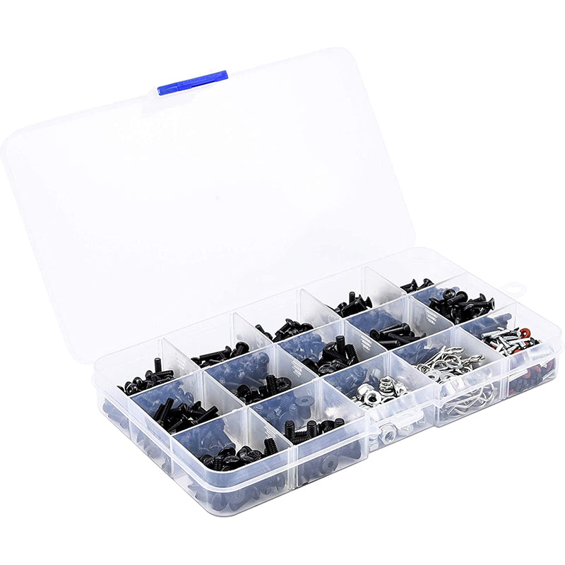 RC Car Screws Box Set 500PCS Repair Tool Kit HSP 110 DIY Accessories