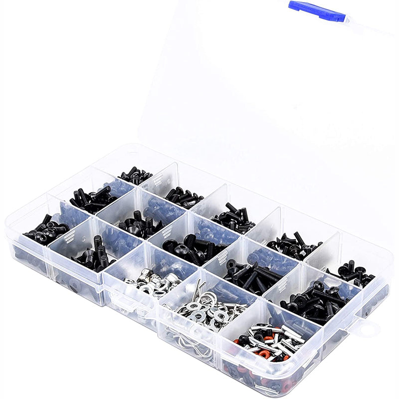 RC Car Screws Box Set 500PCS Repair Tool Kit HSP 110 DIY Accessories