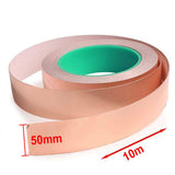 Double-Sided Copper Foil Tape 10M x 50MM EMI Shielding Conductive