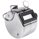 4 Digit Hand Tally Counter Manual Clicker Metal