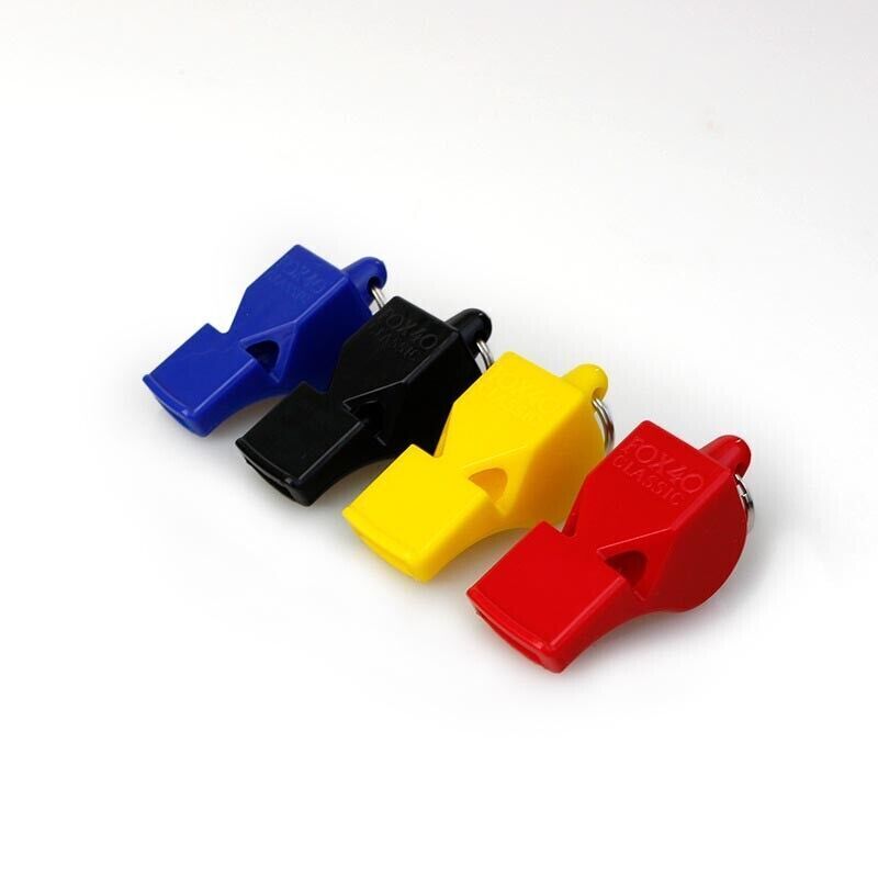 Classic CMG Referee Whistle with Lanyard and Cushion Grip