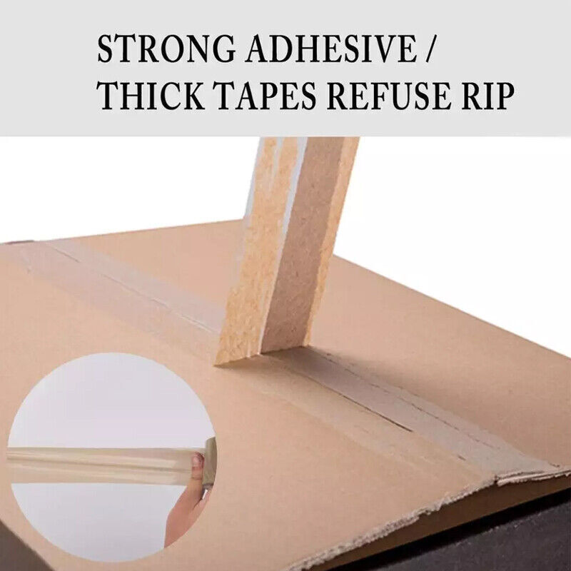Packing Tape 48mm 100m Clear Sealing 6/48 Rolls Bulk