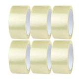 Packing Tape 48mm 100m Clear Sealing 6/48 Rolls Bulk
