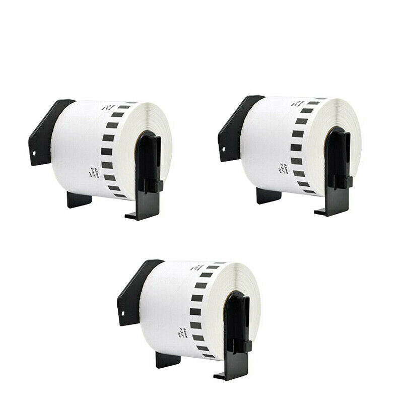 8 Rolls Brother DK-11202 White Labels 62x100mm Compatible
