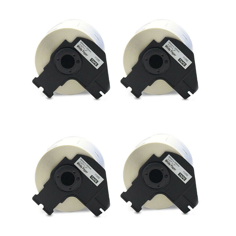 8 Rolls Brother DK-11202 White Labels 62x100mm Compatible