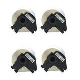 8 Rolls Brother DK-11202 White Labels 62x100mm Compatible