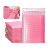 Pink Poly Bubble Mailer Padded Envelopes 50PCS 4 Sizes