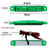 4PCS Waterproof Marine LED Boat Navigation Strip Lights