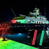 4PCS Waterproof Marine LED Boat Navigation Strip Lights