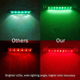 4PCS Waterproof Marine LED Boat Navigation Strip Lights