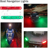 4PCS Waterproof Marine LED Boat Navigation Strip Lights