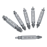 Damaged Screw Extractor Set 6PCS Easy Out Broken Drill Bit Remover Kit