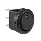 10PCS Blue LED Rocker Switch 12V Car Boat Truck Round ON OFF Toggle