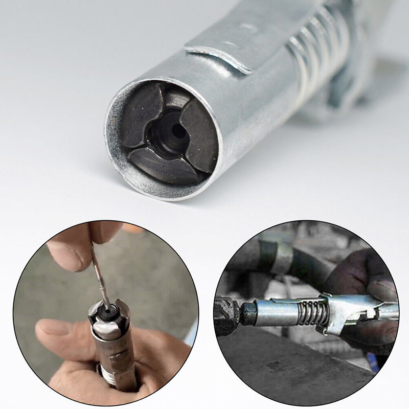 1/8" NPT Grease Gun Coupler Quick Release Lock On Car Tool