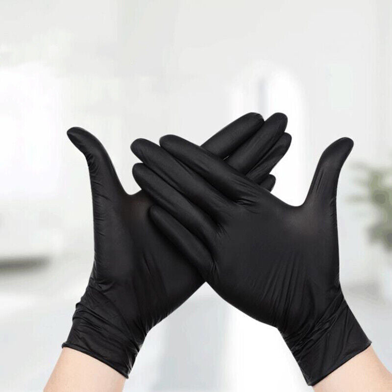 100PCS Thick Nitrile Gloves Industrial Warehouse Handling Oil Resistant