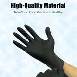 100PCS Thick Nitrile Gloves Industrial Warehouse Handling Oil Resistant
