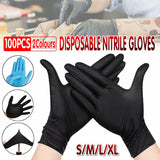 100PCS Thick Nitrile Gloves Industrial Warehouse Handling Oil Resistant