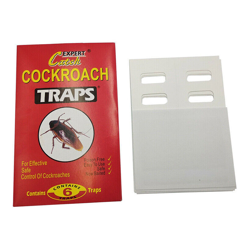 Cockroach Sticky Glue Traps 18pcs / 3 Pack for Pest Control