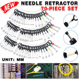 70Pcs Pin Ejector Wire Extractor Terminal Removal Connector Tool Kit