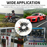 70Pcs Pin Ejector Wire Extractor Terminal Removal Connector Tool Kit