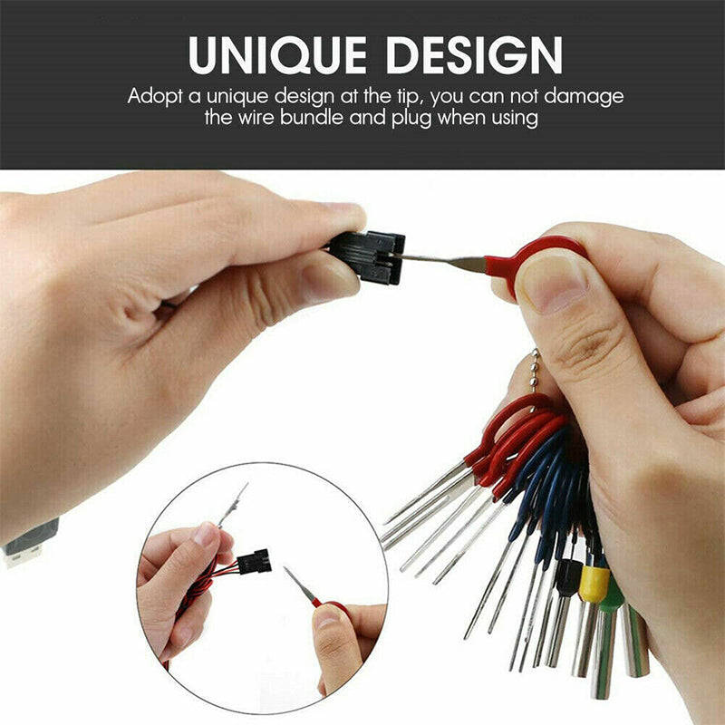 70Pcs Pin Ejector Wire Extractor Terminal Removal Connector Tool Kit