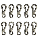 10/20PCS Mini Alloy Carabiner Keychain Snap Spring Clips