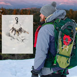 10/20PCS Mini Alloy Carabiner Keychain Snap Spring Clips