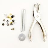 Leather Rivets Tool Kit 484PCS Double Cap Studs Set DIY