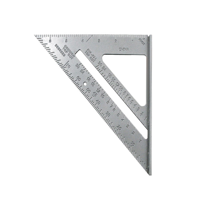 1-2PCS Aluminum Alloy Speed Square Triangle Ruler
