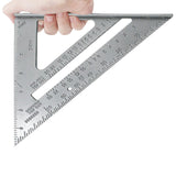 1-2PCS Aluminum Alloy Speed Square Triangle Ruler