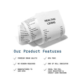 3 Rolls 4x6 Direct Thermal Shipping Labels 100x150mm Warehouse Use