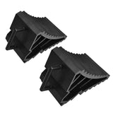 2PCS Tough PP Hard Plastic Wheel Chock Stopper Car Trailer Boat Caravan