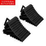 2PCS Tough PP Hard Plastic Wheel Chock Stopper Car Trailer Boat Caravan