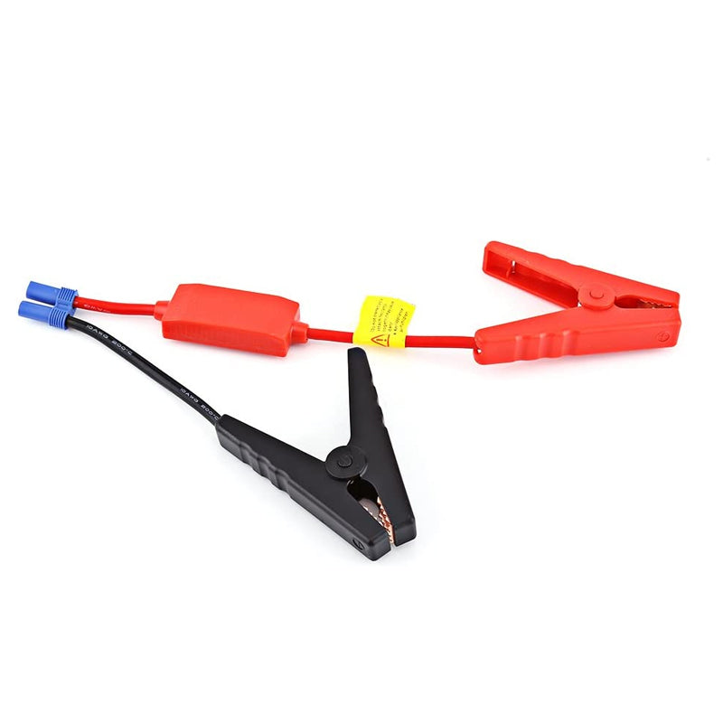 Car Portable Jump Starter Alligator Clamp Cable Connector EC5 Plug