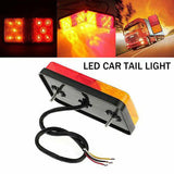 2PCS LED Trailer Tail Lights 12V Stop Indicator Lamp Truck Caravan Boat