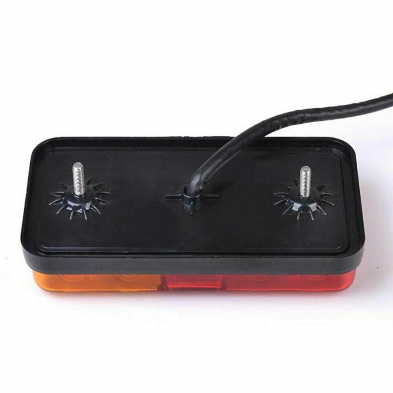 2PCS LED Trailer Tail Lights 12V Stop Indicator Lamp Truck Caravan Boat