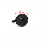 2 PCS Compressor Male Threaded 20mm Air Intake Silencer Filter Black