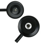 2 PCS Compressor Male Threaded 20mm Air Intake Silencer Filter Black