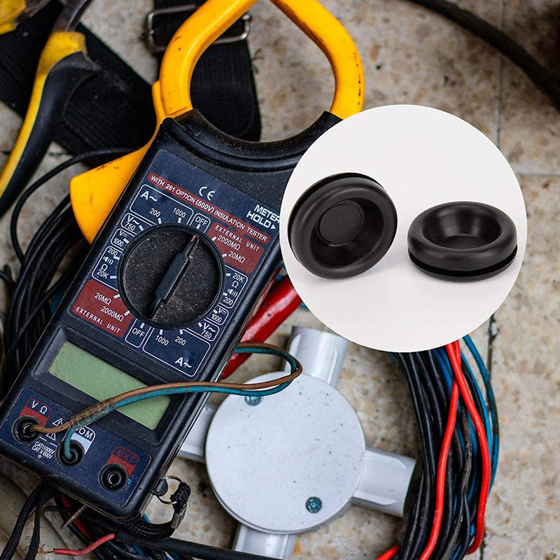 200PCS Rubber Grommet Assortment Kit 7 Sizes Fasteners