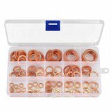 280PCS Copper Washer Seal Set Assorted Kit with Storage Box