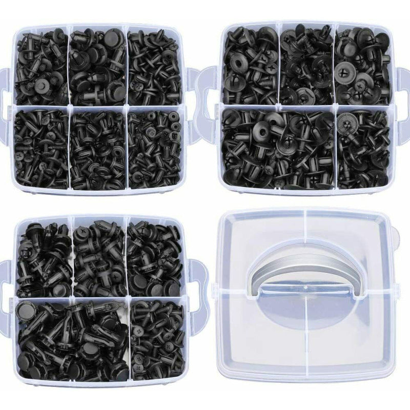 731PCS Car Trim Clips Rivets Retainer Fastener Kit
