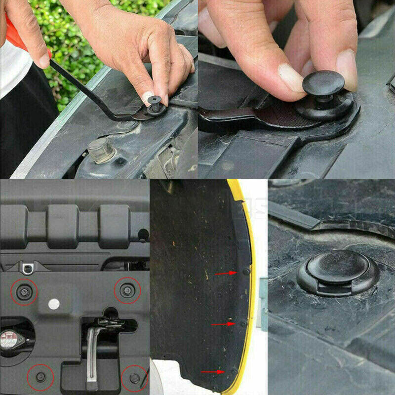 731PCS Car Trim Clips Rivets Retainer Fastener Kit