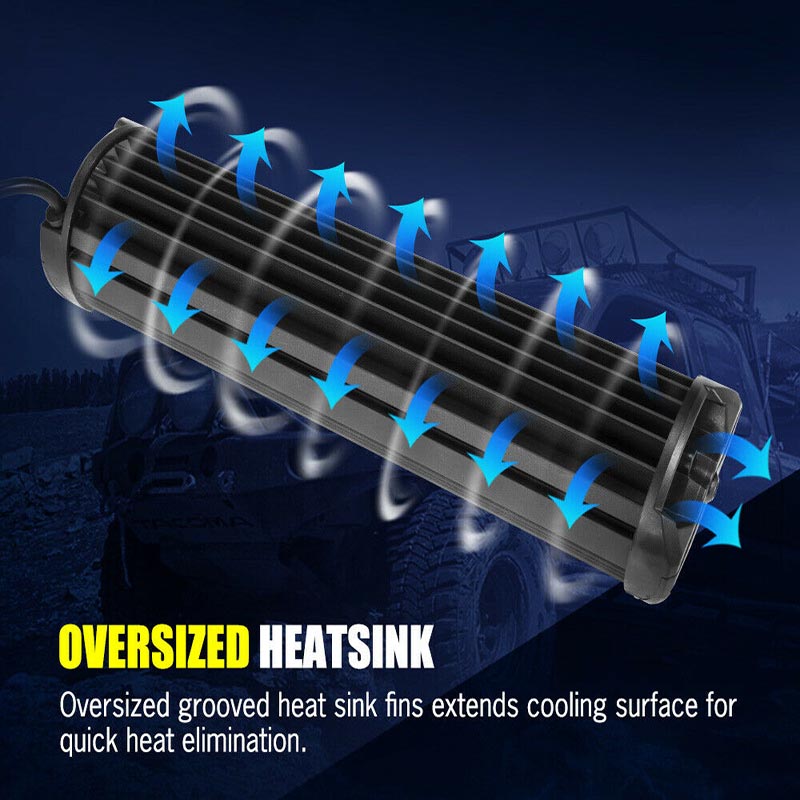 12inch CREE LED Light Bar Combo Beam Work Driving Off-Road 4WD