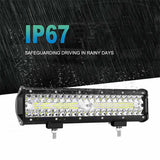 12inch CREE LED Light Bar Combo Beam Work Driving Off-Road 4WD