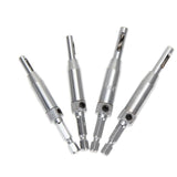 4PCS Self-Centering Drill Bits Hex Shank Hinge Hole Screw Guide