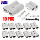 10 Anderson Style Plug Connectors 50 AMP 12-24V 6AWG DC Power