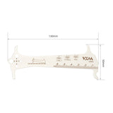 Bike Chain Wear Checker with Hook Bolt Gauge Lightweight Maintenance Tool