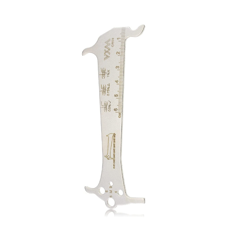 Bike Chain Wear Checker with Hook Bolt Gauge Lightweight Maintenance Tool